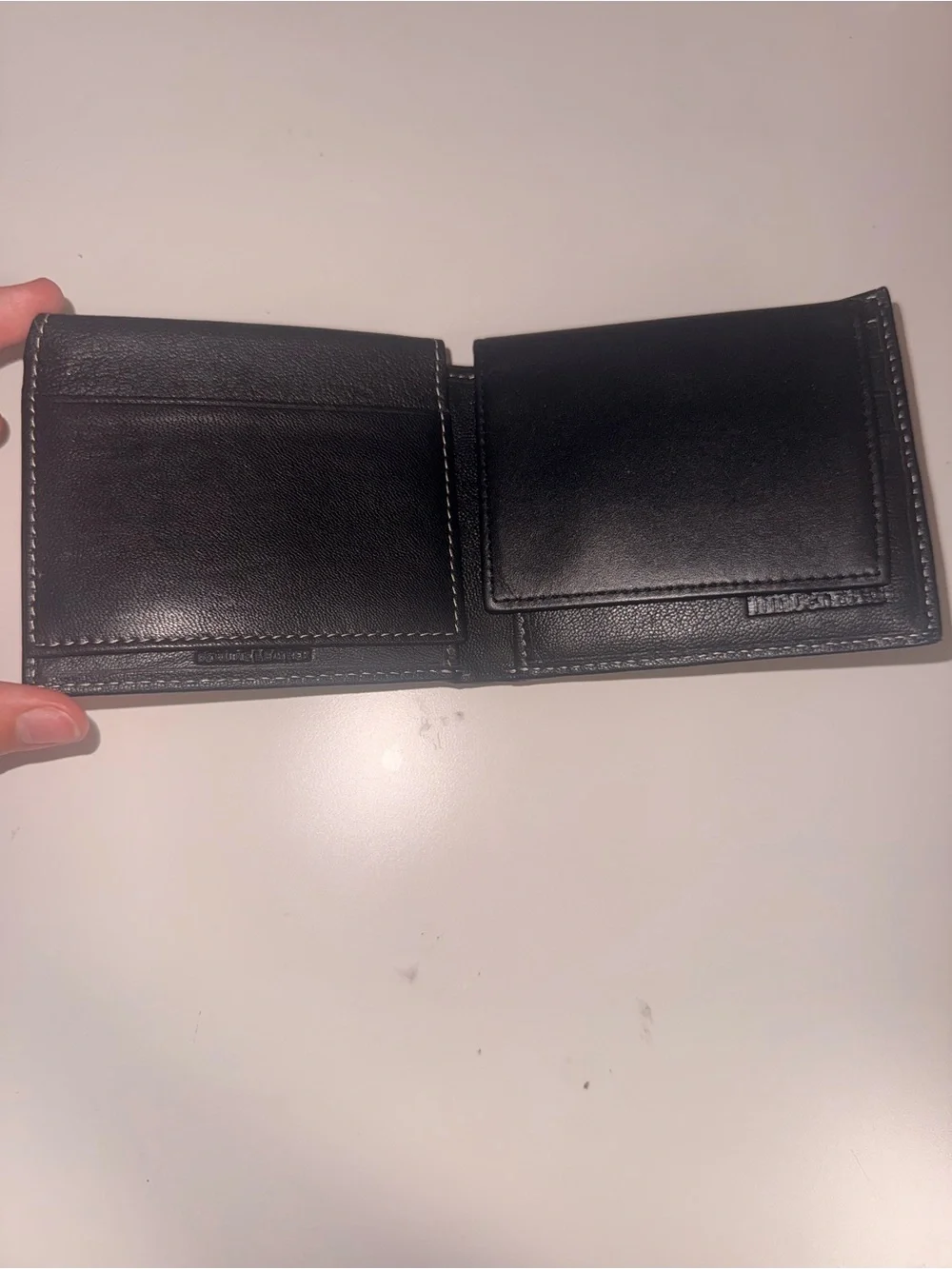 Timberland Black Leather Bi-Fold Wallet